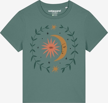 T-shirt 'Love And Flex' Watapparel en vert : devant