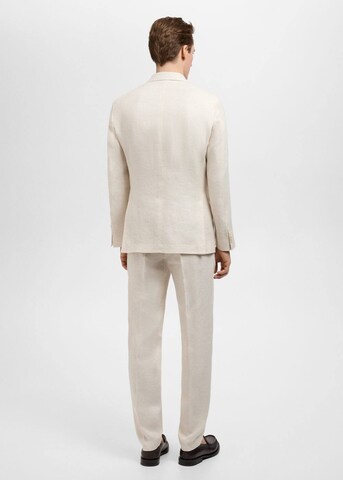 MANGO MAN Slim Fit Sakko 'Amalfi' in Beige