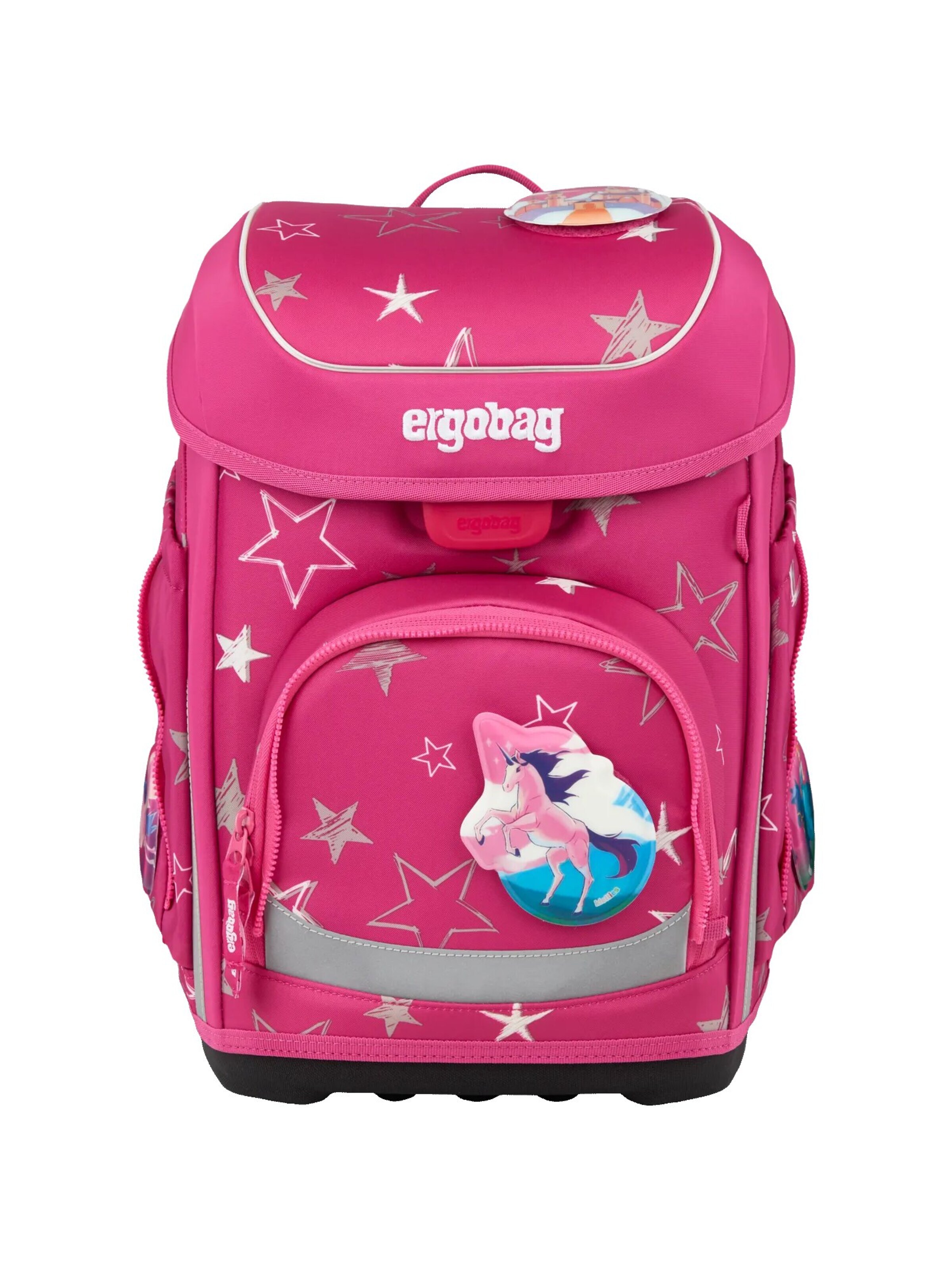 ergobag Backpack 'Schulranzen-Set cubo Set' in Pink
