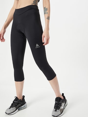 Skinny Pantaloni sportivi di ODLO in nero: frontale