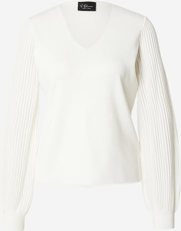 s.Oliver Pullover in Weiß: Vorderseite