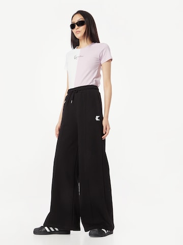 Wide Leg Pantalon Karl Kani en noir