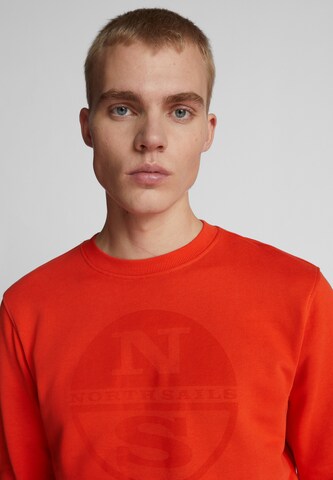 North Sails Sweatshirt in Orange