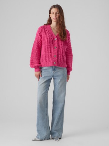 Cardigan 'SMILLA' VERO MODA en rose