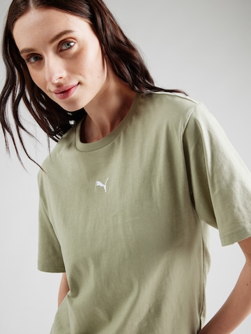 PUMA Λειτουργικό μπλουζάκι 'ESS' σε πράσινο