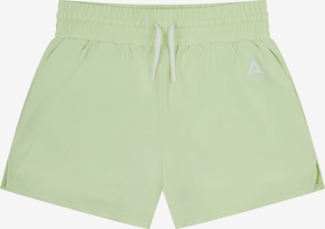 Regular Pantalon de sport A-Game en vert : devant