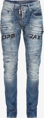 CIPO & BAXX Regular Jeans 'Seek' in Blauw: voorkant