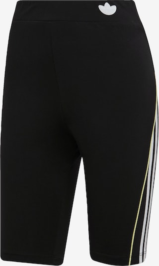 ADIDAS ORIGINALS Shorts in gelb / schwarz / weiß, Produktansicht