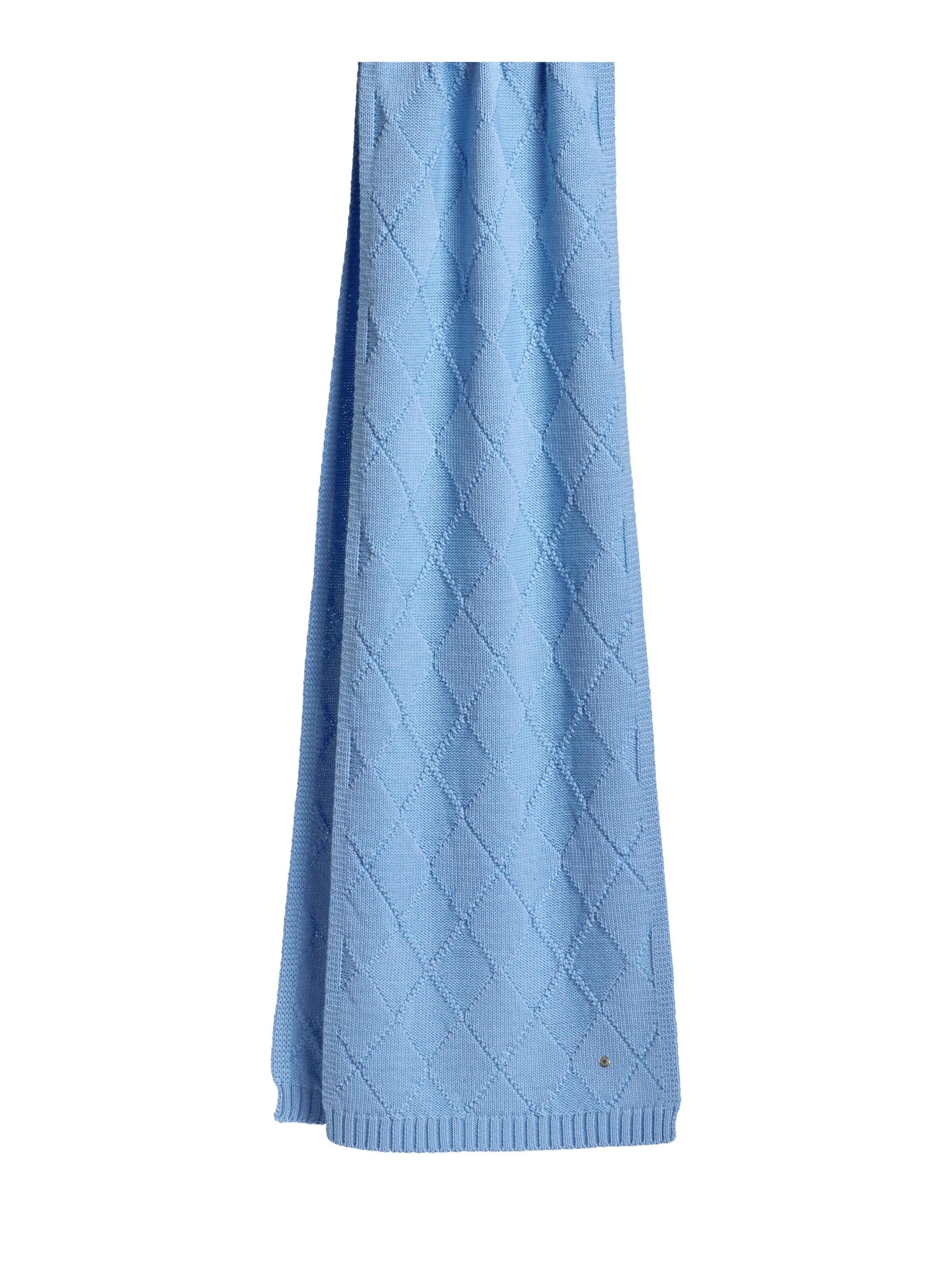 BURLINGTON Schal 'Argyle Accent'‌‌‌‌‌‌ in Blau: Vorderseite