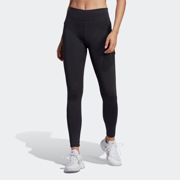 ADIDAS PERFORMANCE Skinny Workout Pants 'Match ' in Black: front