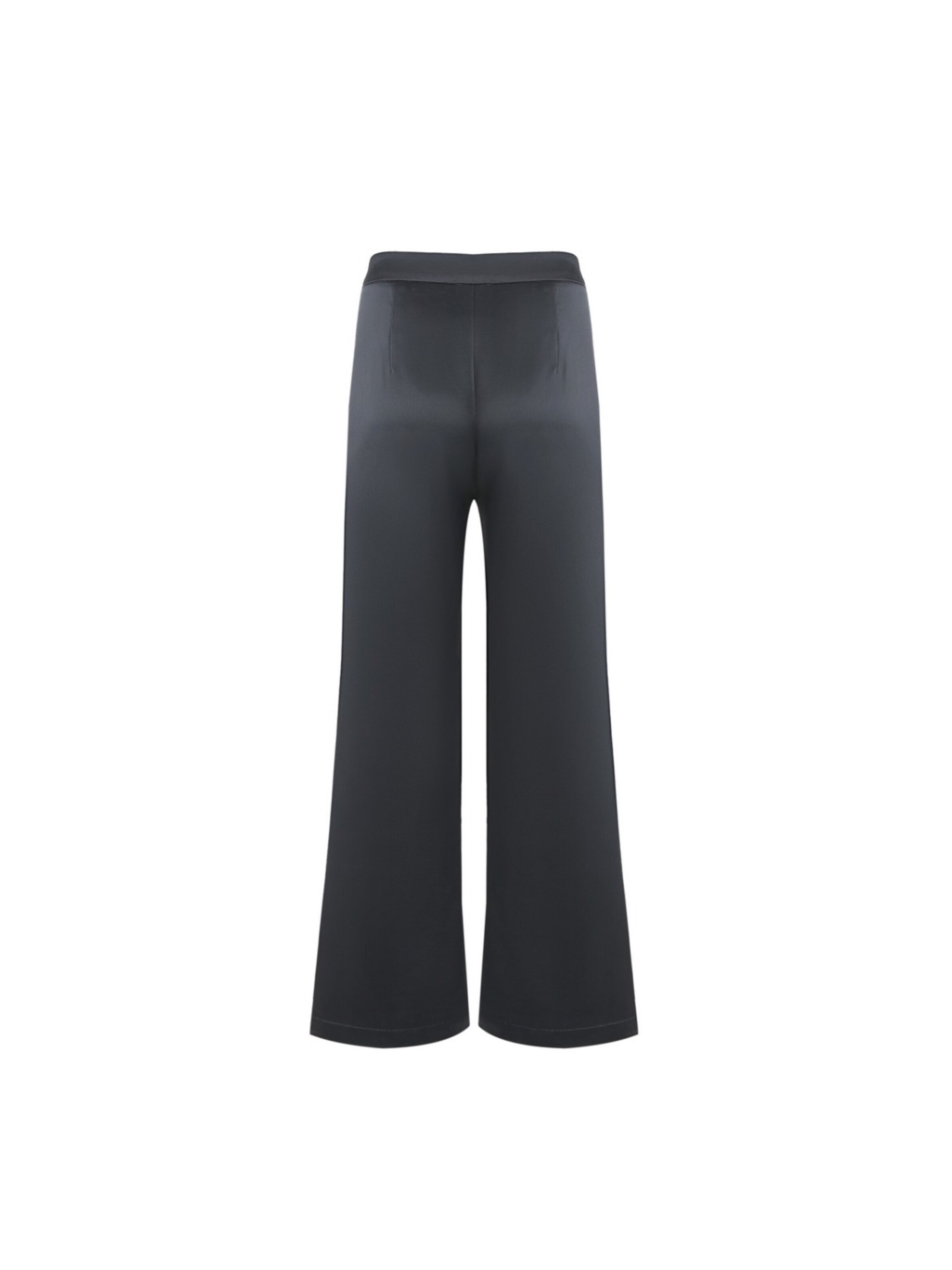 regular Pantaloni 'Hand-Sewn Slit Trousers' di iellele in nero