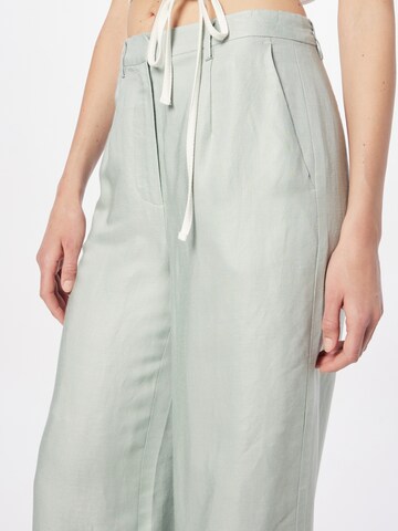 Wide Leg Pantalon minimum en gris