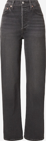 juoda LEVI'S ® Barrel Džinsai 'RIBCAGE FULL LENGTH': priekis