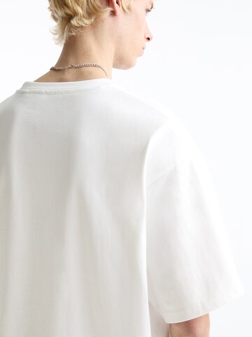 T-Shirt Pull&Bear en blanc