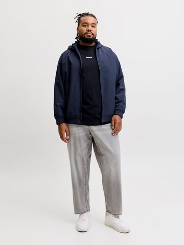 Jack & Jones Plus Prehodna jakna 'JJECharge' | modra barva