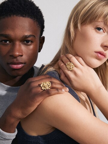 Pilgrim Ring 'Act' in Gold: front