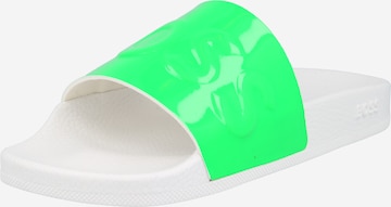BOSS Slippers 'Bay' in Green: front