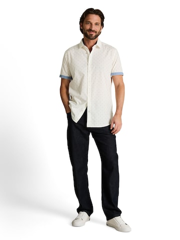 TOM TAILOR - Ajuste estrecho Camisa en blanco