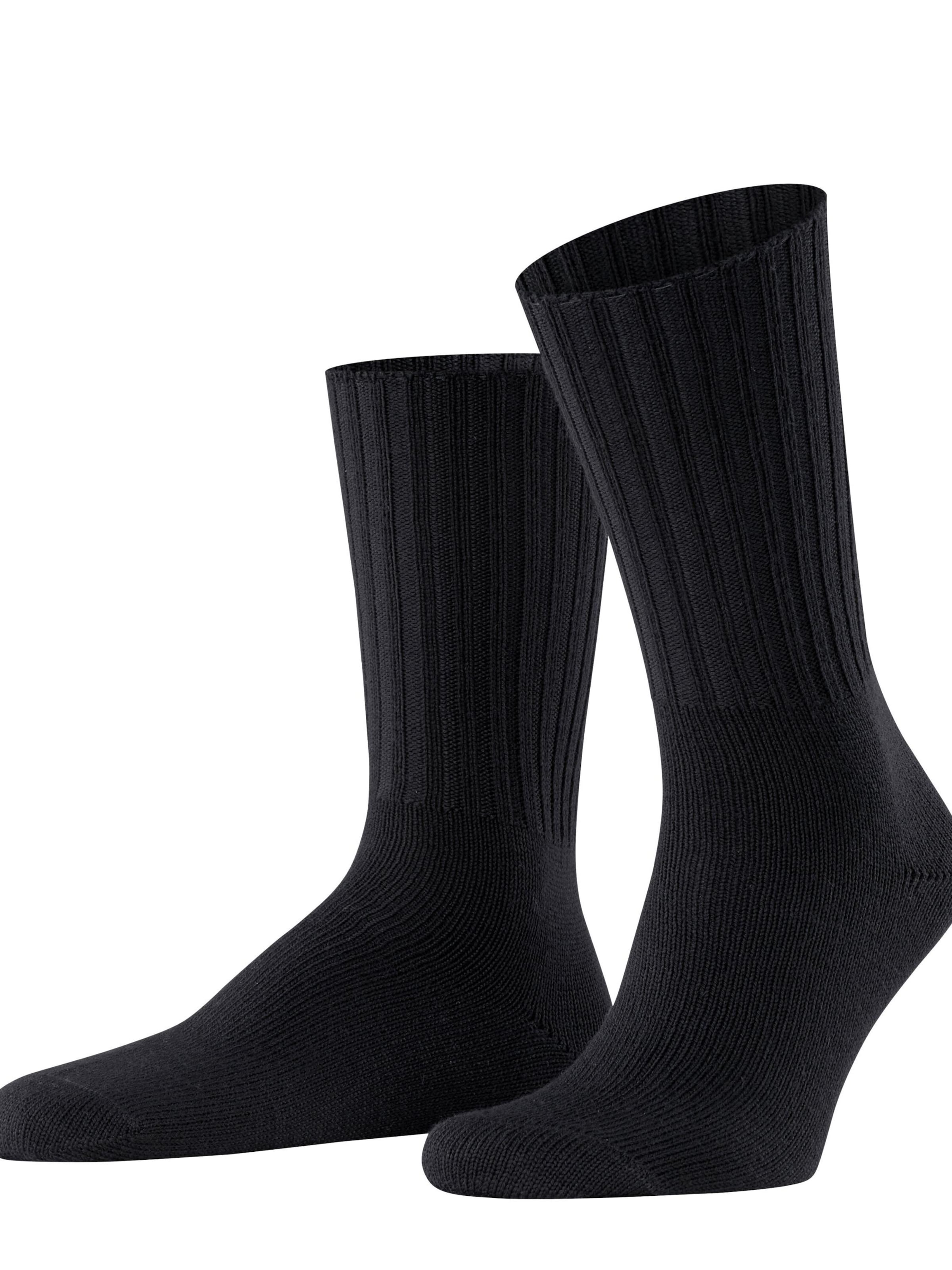 FALKE Socken 'Nelson'‌ in Schwarz: Vorderseite