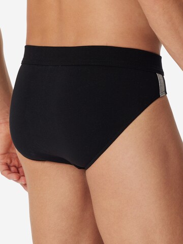 SCHIESSER Slip '95/5 Stretch - Organic Cotton' in Schwarz