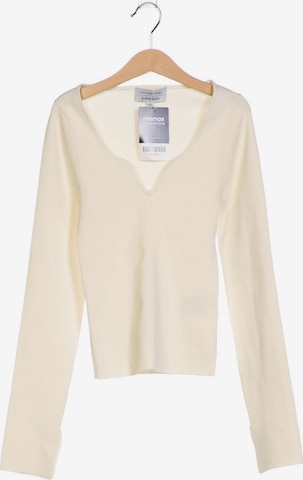 & Other Stories Sweater & Cardigan in XS in White: front