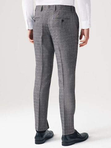 Coupe slim Pantalon à pince Next en gris