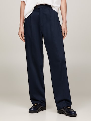 TOMMY HILFIGER Loose fit Pleated Pants in Blue