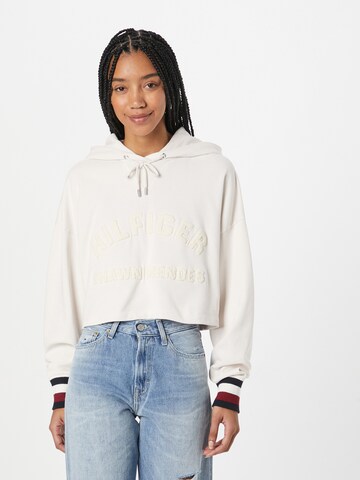 TOMMY HILFIGER Sweatshirt in Wit: voorkant