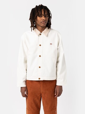 DICKIES Between-Season Jacket 'Duck' in White: front