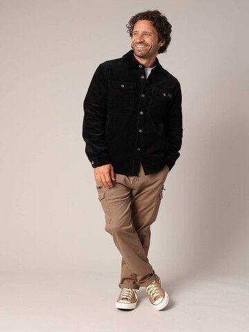 Deeluxe Regular fit Shirt 'ALINO' in Zwart