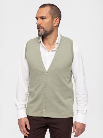 Antioch Vest in Green: front