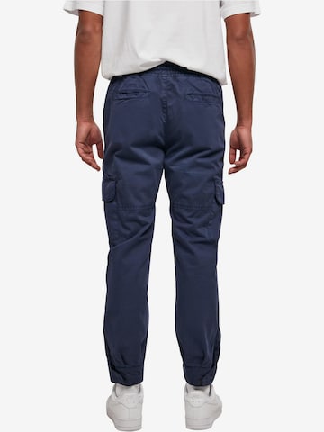 Urban Classics Tapered Cargobroek in Blauw