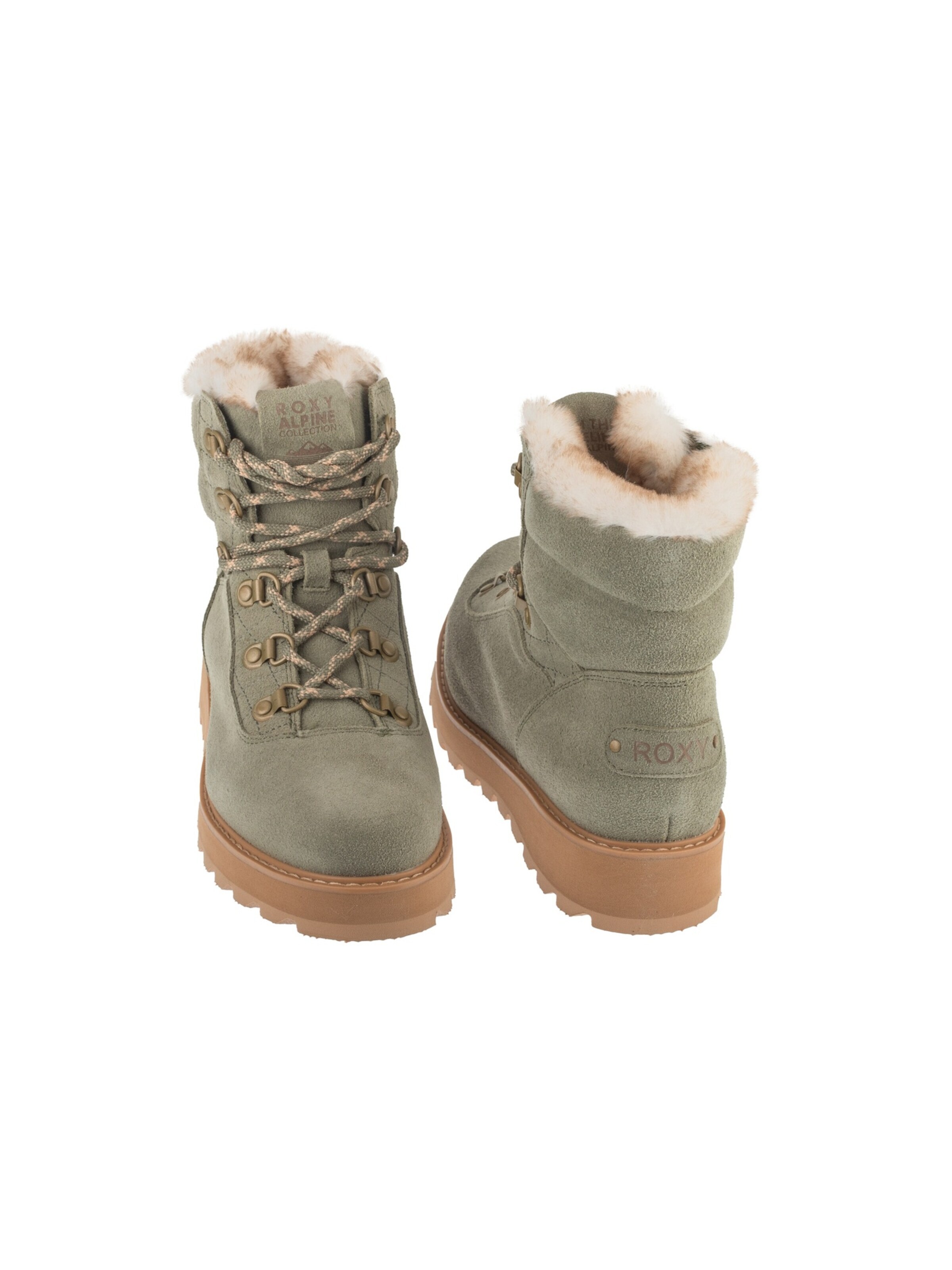 ROXY Lace-up boot in Green