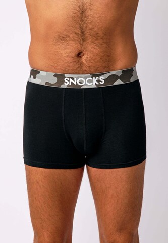 SNOCKS Boxershorts in Grau: Vorderseite
