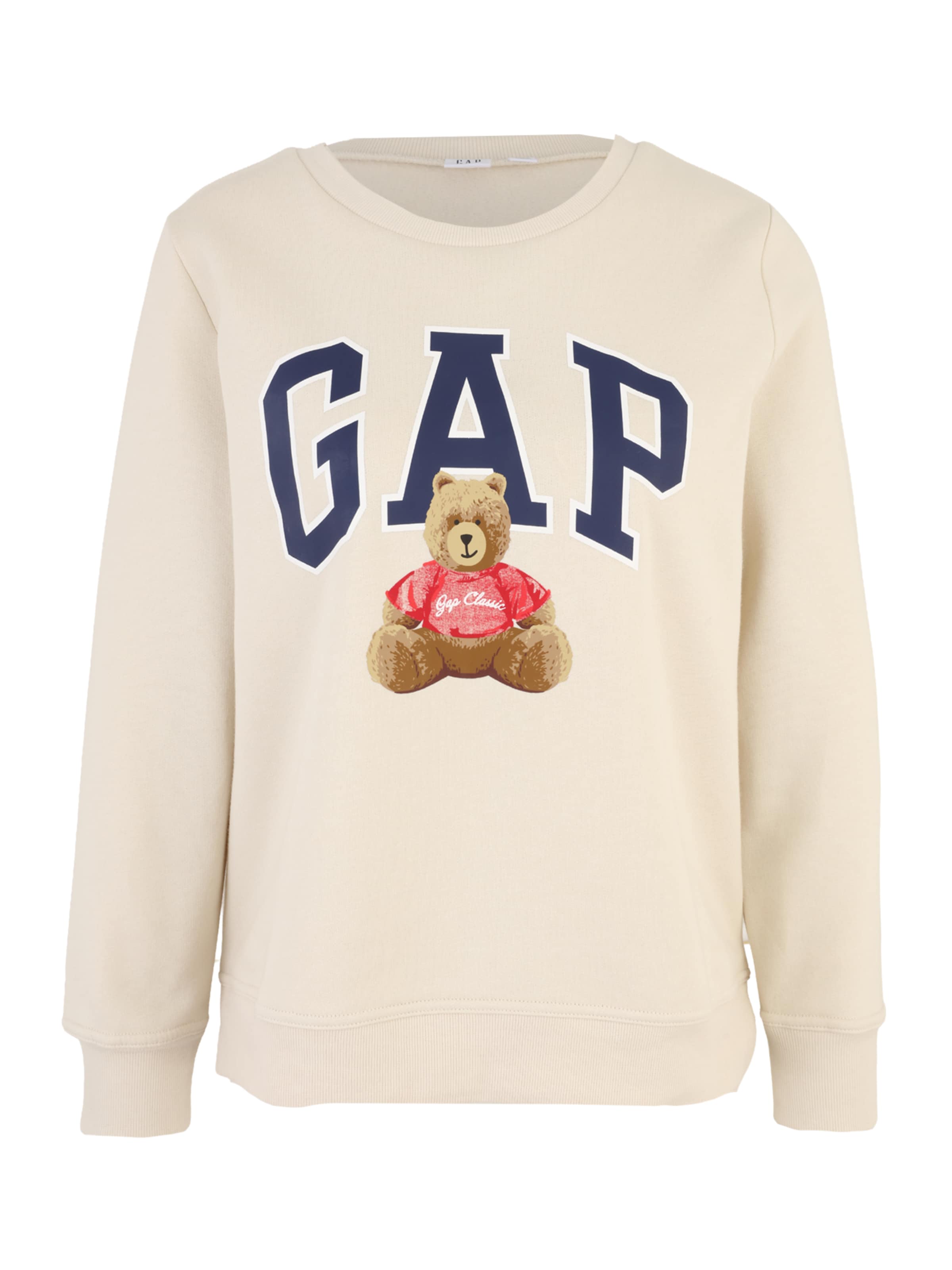 Gap PetiteSweater majica - bež boja: prednji dio