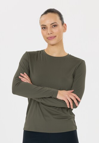 Athlecia Functioneel shirt 'Almi' in Bruin: voorkant