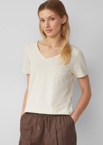 s.Oliver Shirt in Beige: voorkant