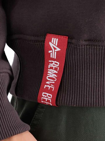 ALPHA INDUSTRIES Sweatshirt 'Basic' in Brown