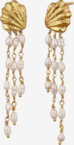 Boucles d'oreilles Haze&Glory en or : devant