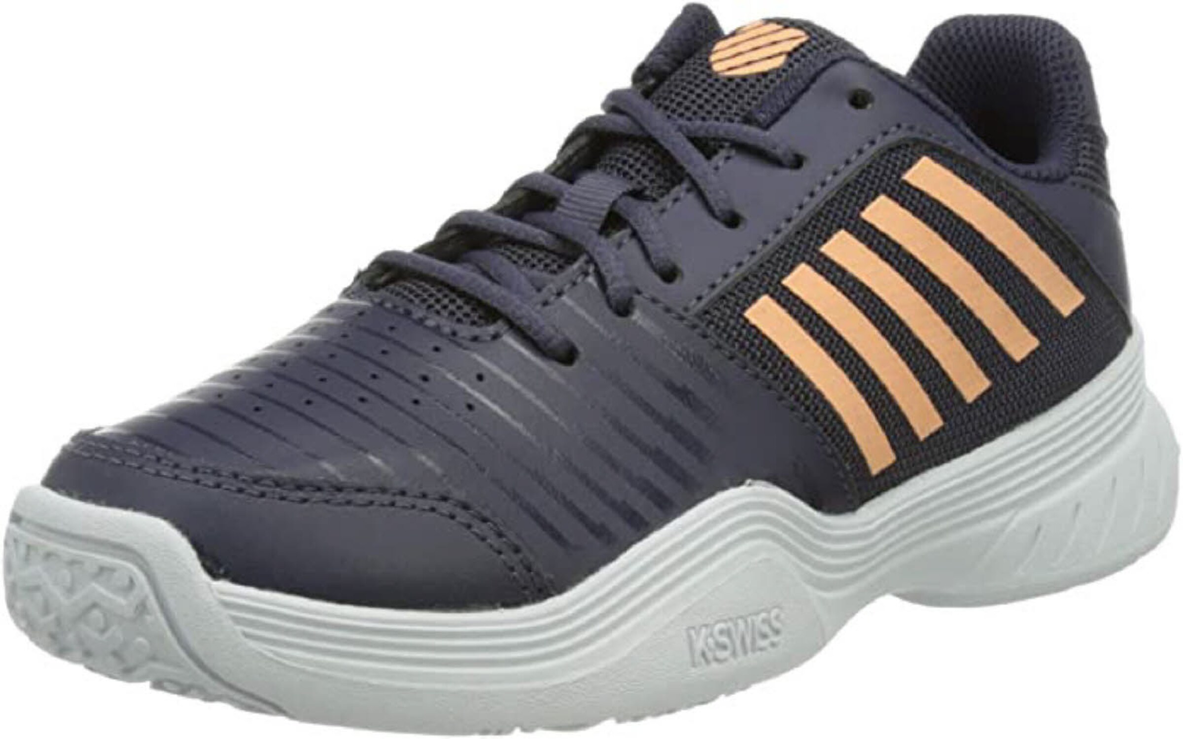 K-SWISS Athletic Shoes 'Court Express Omni' in Black: front