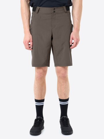 VAUDE Regular Outdoor trousers 'Loamer' in Grey: front