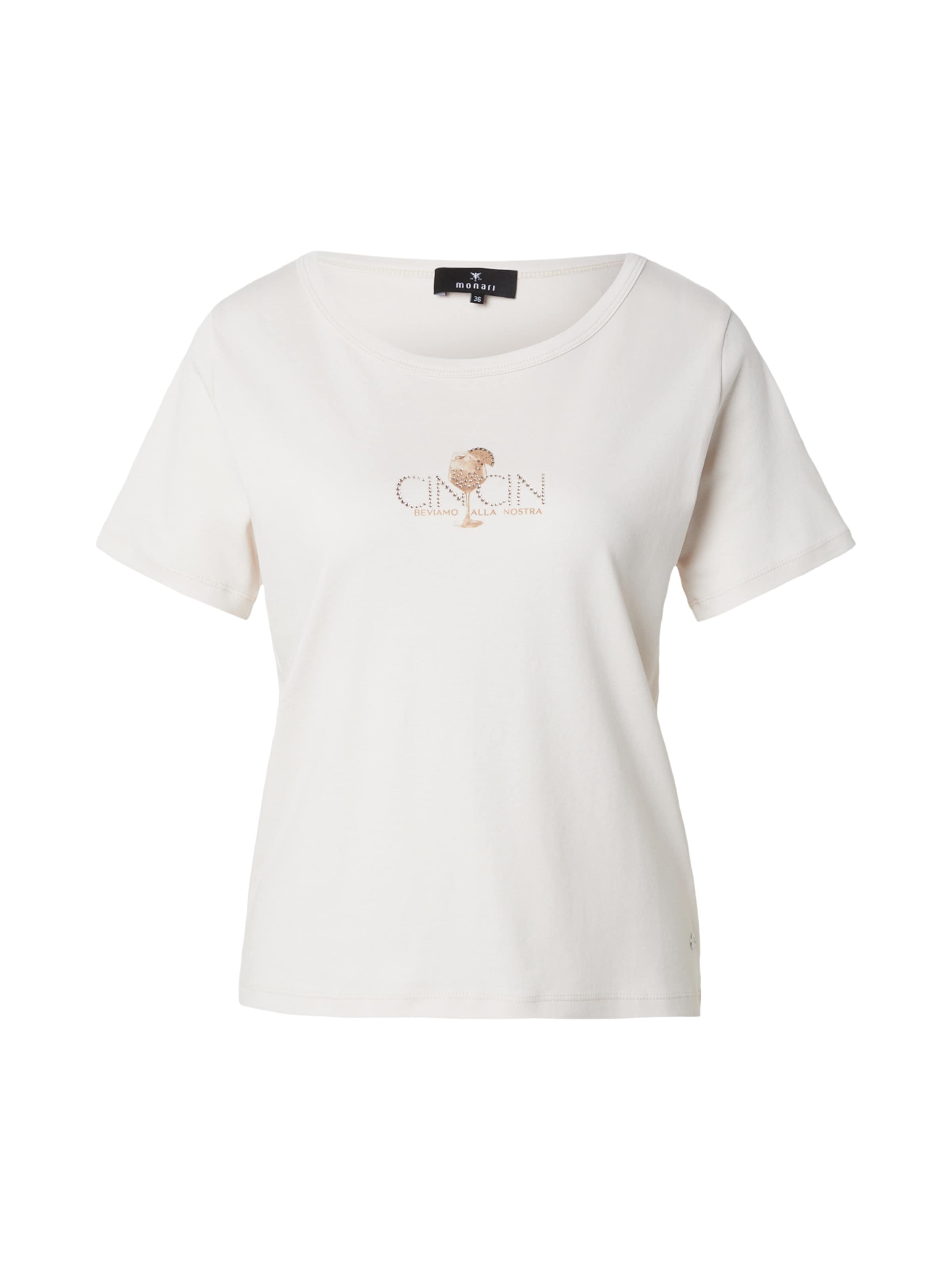 monari T-Shirt in Beige: Vorderseite