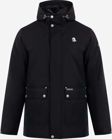 Schmuddelwedda Between-Season Jacket in Black: front