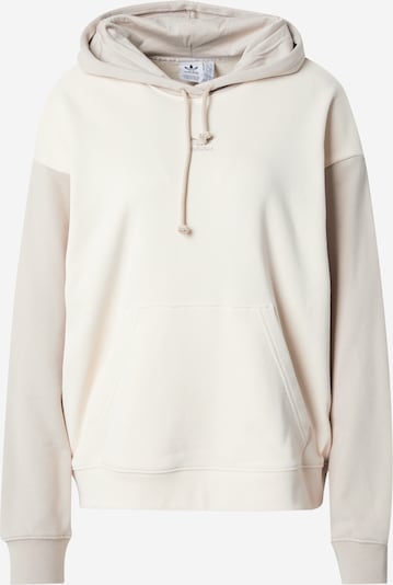 ADIDAS ORIGINALS Sweat-shirt 'Neutral Court' en beige clair / blanc, Vue avec produit