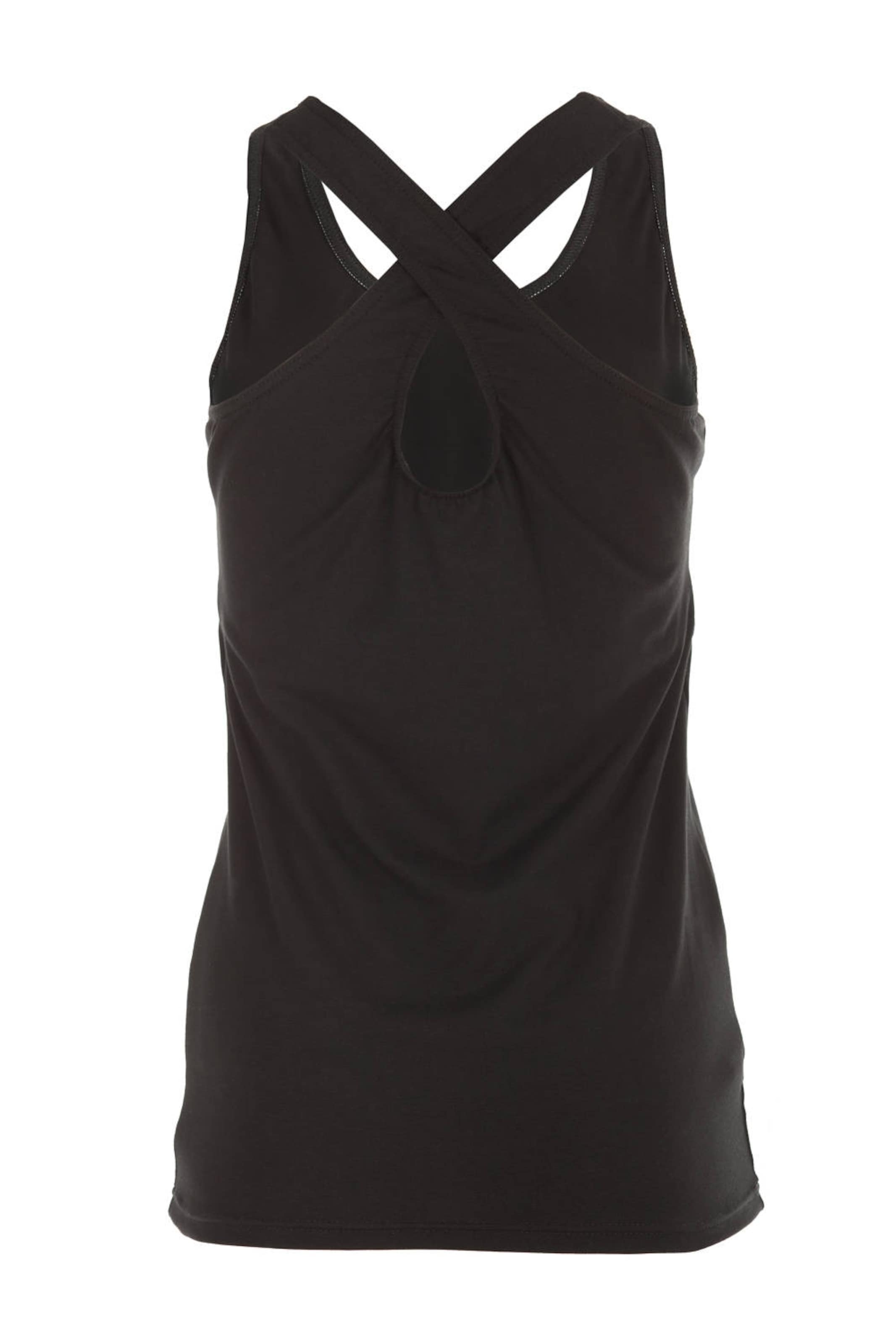 Top sportivo 'WVR32' di Winshape in nero