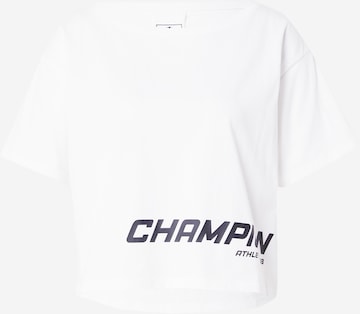 Champion Authentic Athletic Apparel Toiminnallinen paita värissä valkoinen: edessä