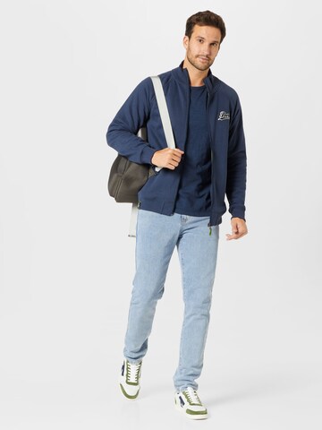 Derbe Zip-Up Hoodie in Blue