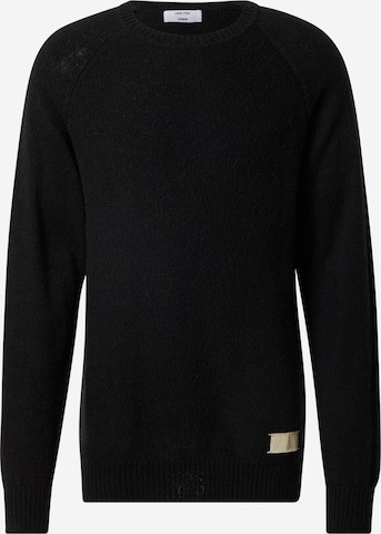 DAN FOX APPAREL Sweater 'Tamino' in Black: front