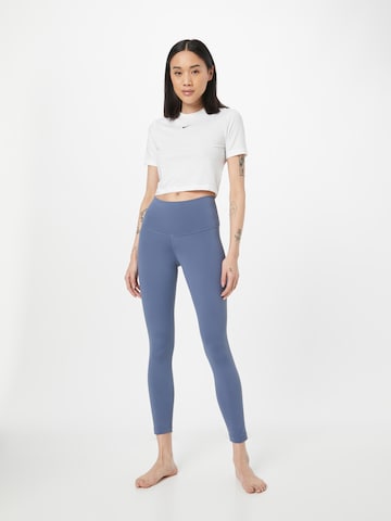 NIKE Skinny Sportovní kalhoty – modrá