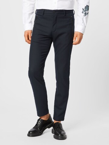 Skinny Pantalon 'David' HUGO en bleu : devant